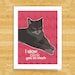 Cat Valentines Card - I Slow Blink You So Much - Cat Valentine Cards for Kids or Adult Cat Lovers 