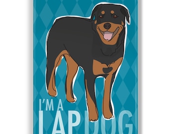Rottweiler Dog Magnet, Rottweiler Gifts, Dog Fridge Magnets, Rottweilers, Dog Magnets, Fridge Magnet, Lap Dog