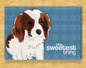 Cavalier Magnet - The Sweetest Thing - Blenheim Cavalier King Charles Spaniel Gifts Funny Dog Fridge Magnets