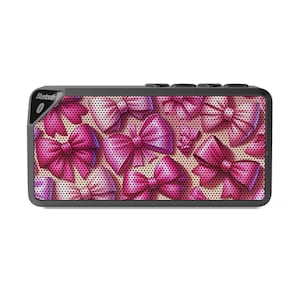 Bluetooth-Lautsprecher mit rosa Schleifendesign, Wireless Sound System, Perfekt für Partys, Geschenke, Home Decor, Musikliebhaber