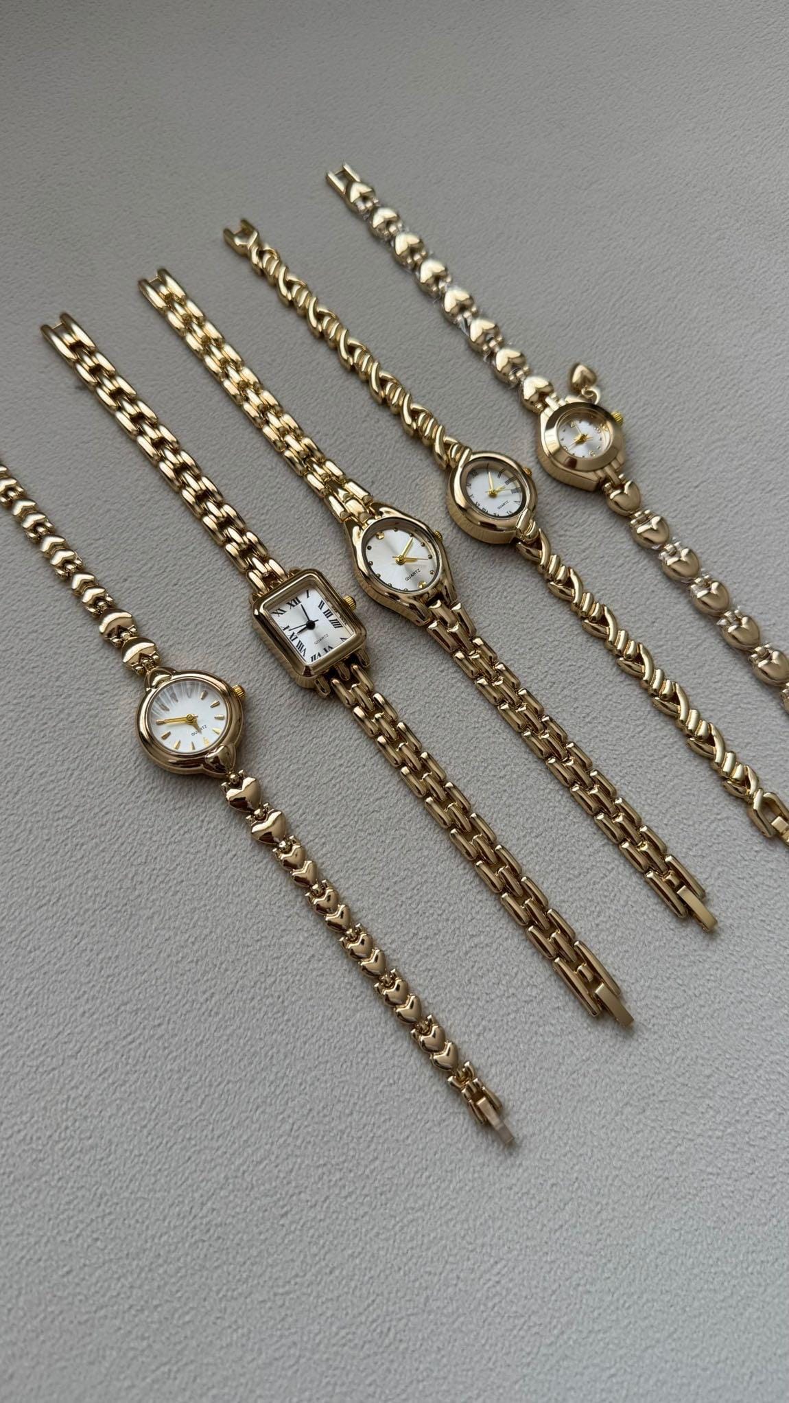 gold tone Ladies Watch | Dainty  Women’s Watch,Classic Jewelry,Elegant Stainless Steel Wristwatch