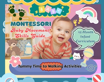 Montessori Baby Movement Development Guide | 0–12 Month Infant Curriculum & Activity Plans | PDF Download