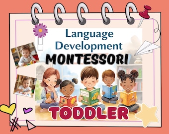 Montessori Language Development for Toddlers | 12-Month Curriculum Plan for Parents & Teachers | Printable PDF