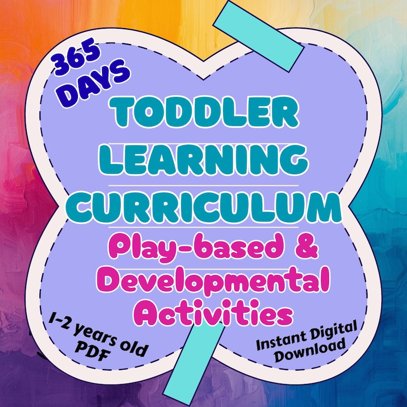 365 Days TODDLER LEARNING Curriculum l Play-based Daily Activities for Ages 1-2 lPrintable PDF image 2