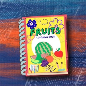 Fruits Coloring Book for Kids