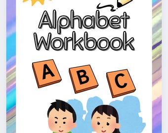 Digital Alphabet Workbook for KidS Printable ABC Tracing & Letter Recognition | Preschool Learning Activities