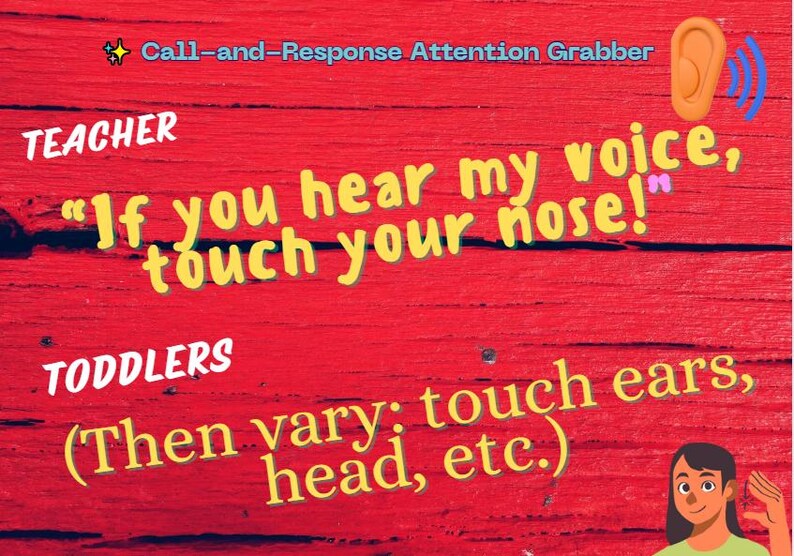 Preschool Attention Grabbers Printable | Classroom Call-and-response ...