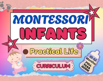 Montessori Baby Activities Guide Infant Practical Life Curriculum PDF  0–12 Month Printable Plan