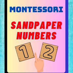 Montessori Sandpaper Numbers