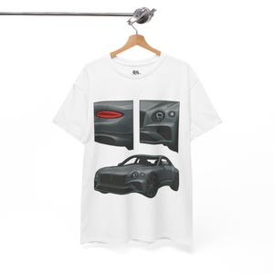 Continental GT Shirt for Car Lovers Luxury Sport Coupe Tee with Bold Front Grill and Tail Lights Artwork for Men Gift