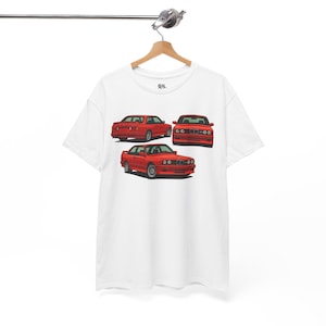 E30 M3 homologation racing graphic tee for car lovers retro motorsport icon german tuner gift streetwear coupe collectible
