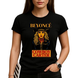 Maglietta di Beyonce, maglietta di Beyonce Cowboy Carter, maglietta del concerto di Beyonce, gadget per fan di Beyonce, maglietta di Beyonce Cowgirl, maglietta unisex regalo del tour di Beyonce