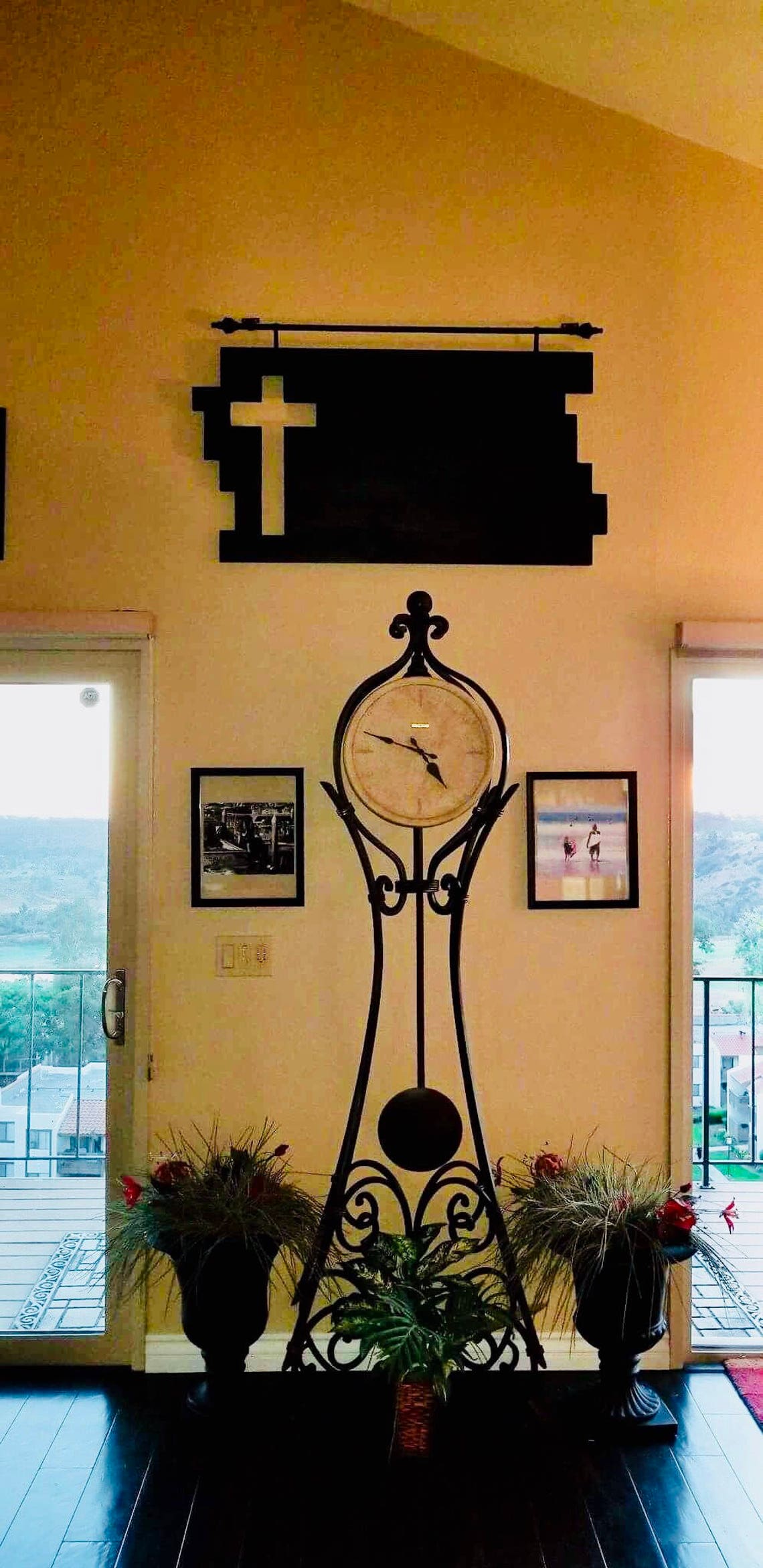 Rustic Wood Cross Art Panel, Cross, Wooden Cross, Cross Cutout Wood