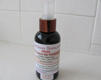 Hair Leave on Treatment for Thining Hair. All Natural Hair Treatment. Herbal Natural Hair Treatment