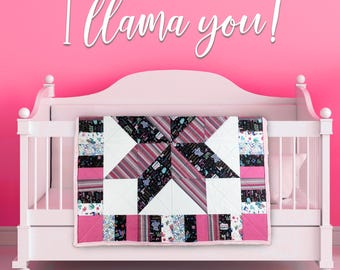 Handmade Baby Quilt | Shower Gift | Girl, Boy, Gender-Neutral | Soft Cotton & Minky | Personalized Label