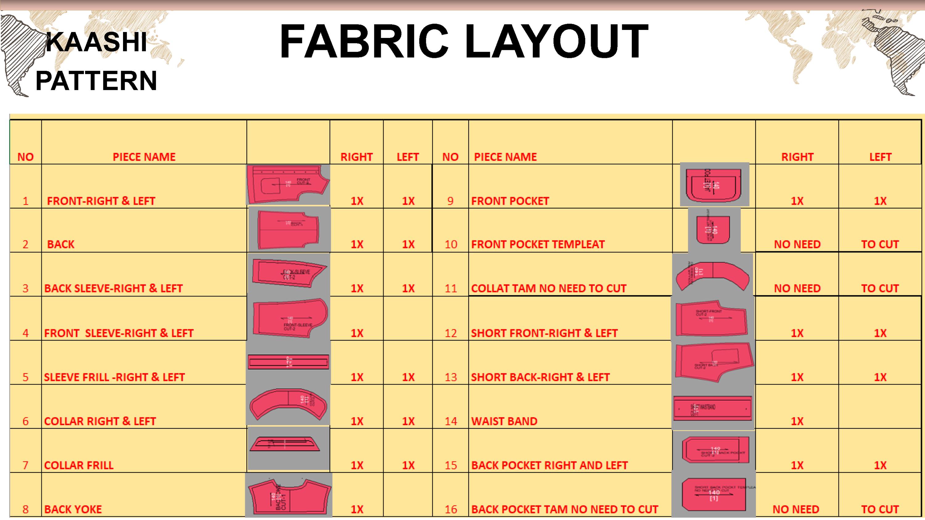 子供用トップスとパンツの縫製パターン PDF: 初心者向け DIY 服