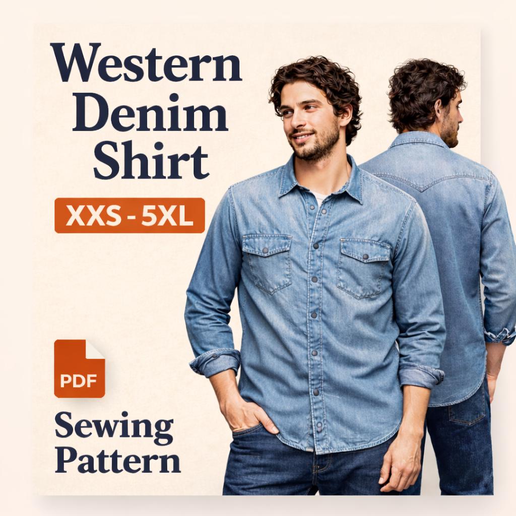 Chemise Vintage Western Perlée Et Brodée – Taille M, Unique !