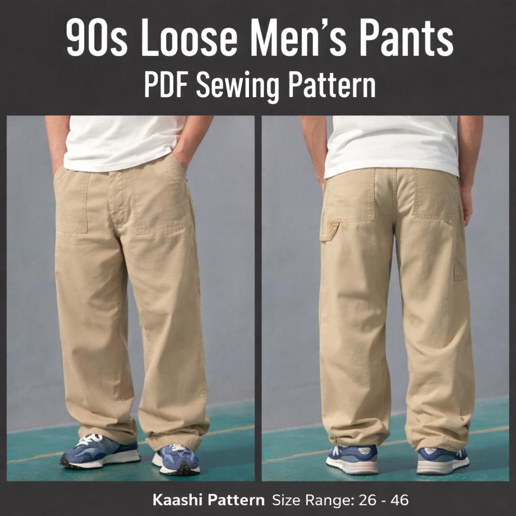 パンツ 90s baggy slacks with drawcord ITALY il_fullxfull.7807595533_pl3h.jpg