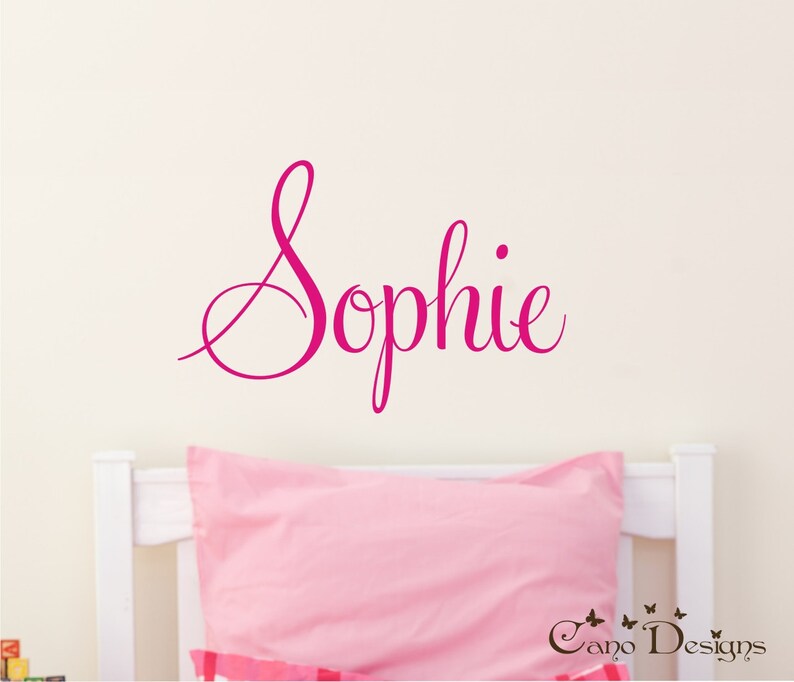 Personalized Name Custom Name Vinyl Wall Decal Sticker Etsy