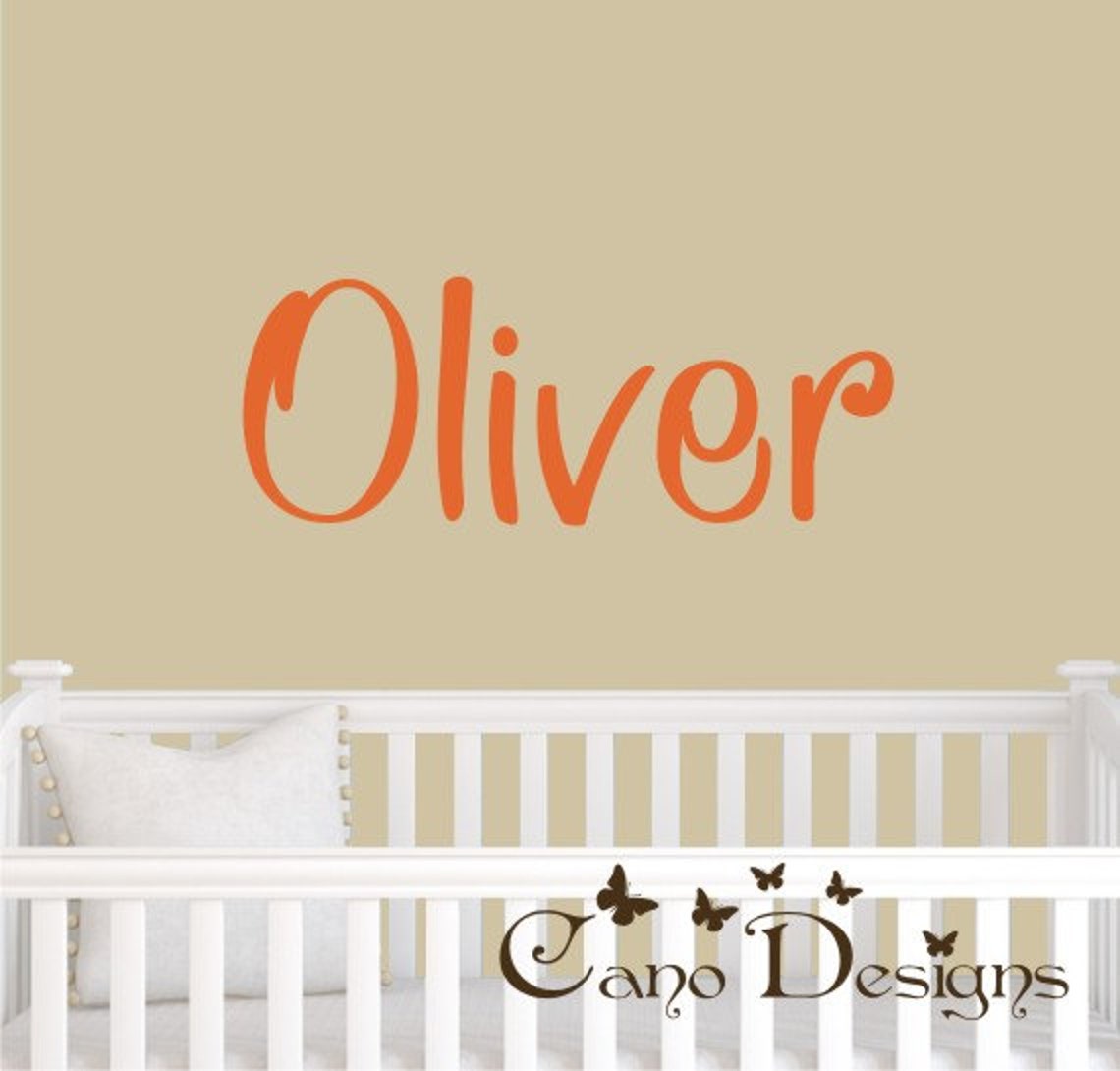 Personalized Name Custom Name Vinyl Wall Decal Sticker Etsy