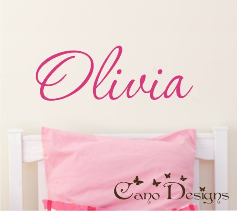 Personalized Name Custom Name Vinyl Wall Decal Sticker Etsy