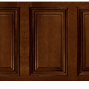 Dolls House Wallpaper Wainscot  1/12th or 1/24th WP24 Oak