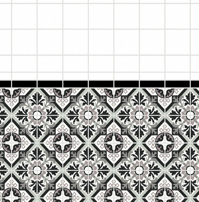 Dolls House Wallpaper 1 / 12th scale Kitchen Quality Matte Etsy