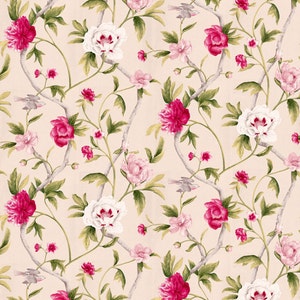 Dolls House  Wallpaper 1/12th or 1/24th scale  Quality Paper  Floral Birds Miniature   #109