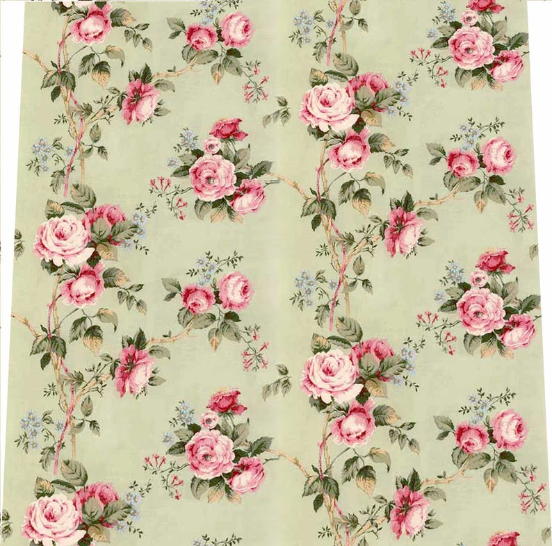 Dolls House Wallpaper 1/12th or 1/24th scale Choice of Blue Etsy