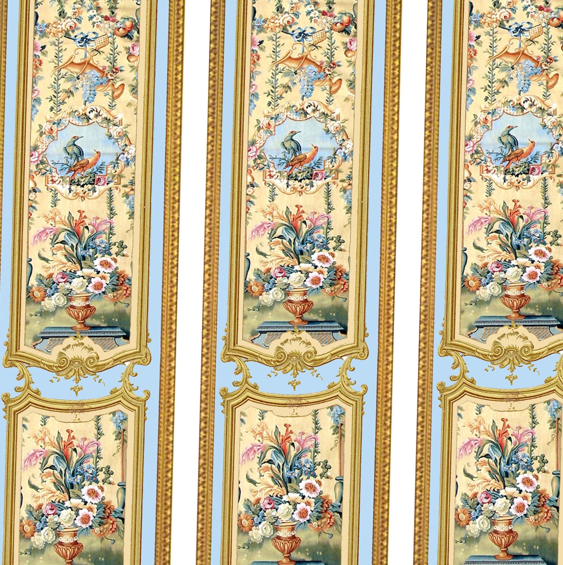 Victorian Wall Panels Wallpaper 1 12th or 1 24th Scale 10 Etsy