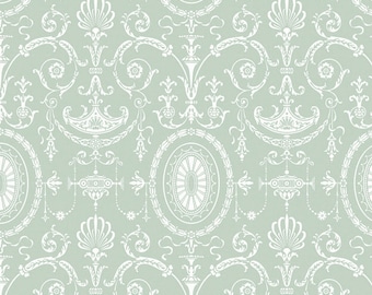 Victorian Style Dollhouse Wallpaper – 1/12 Scale Miniature, JM81 Pattern, UK Made