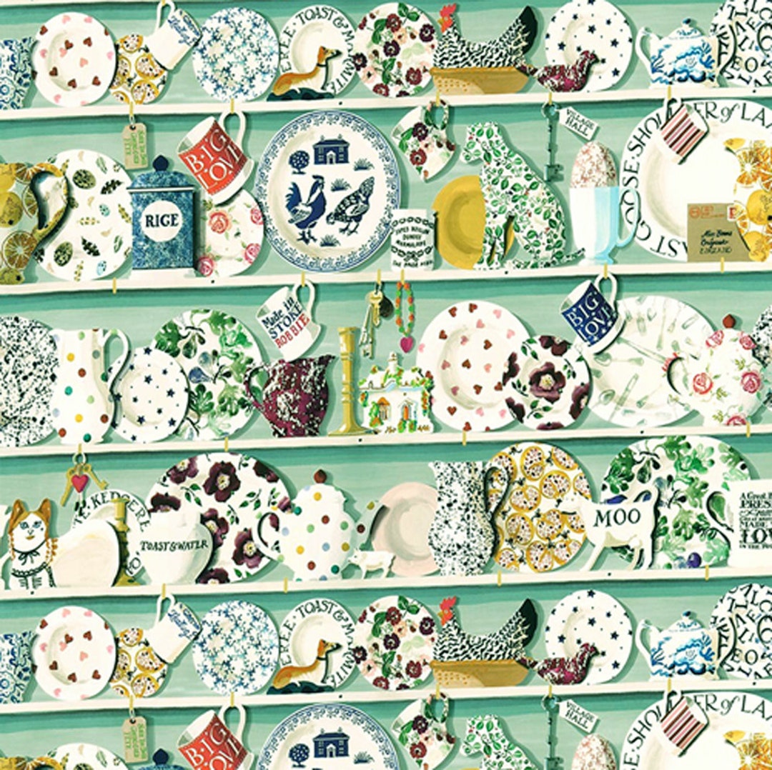 Dolls House Wallpaper 1/12th or 1/24th Scale Quality Paper Kitchen