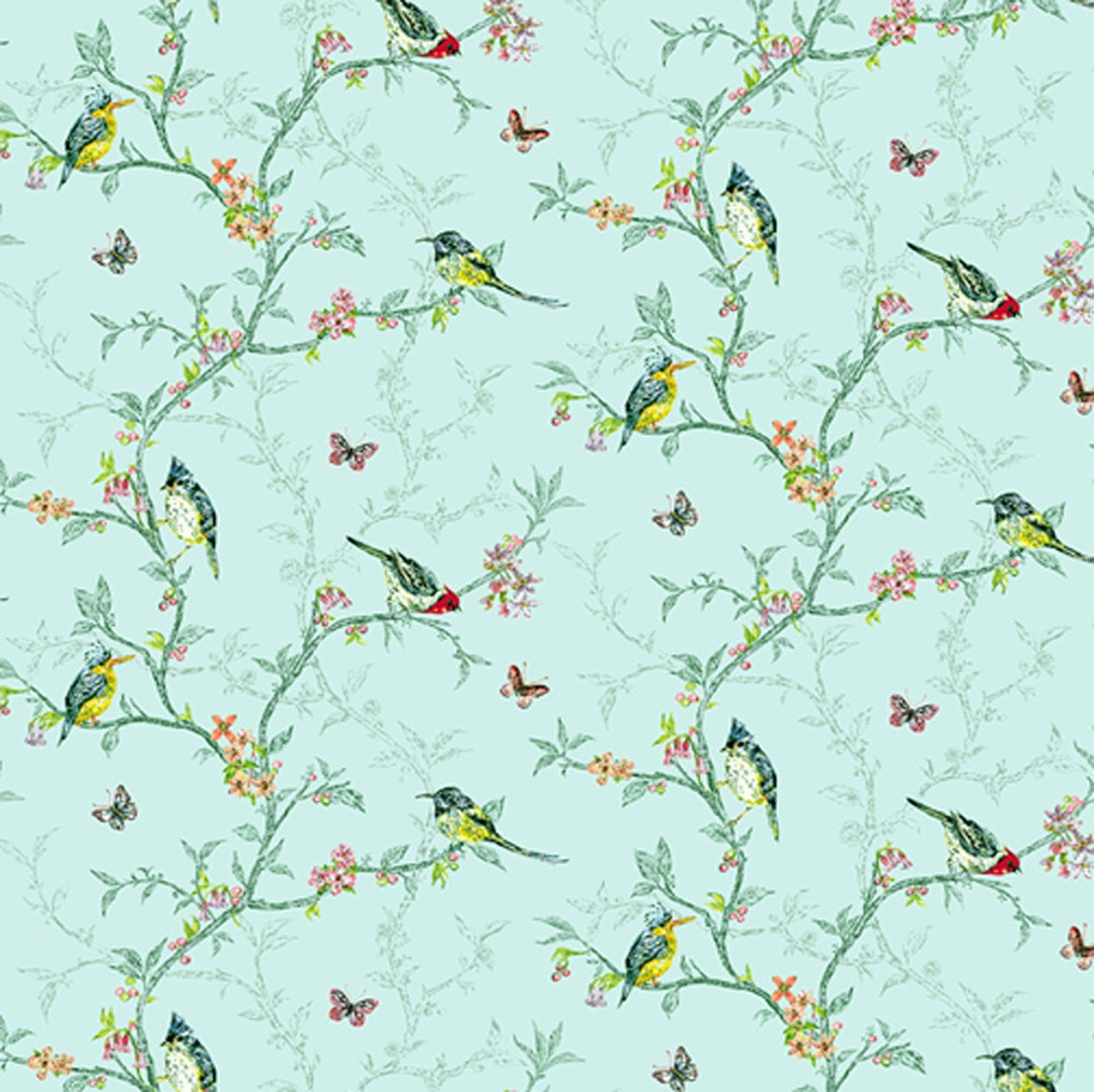 Dolls House Wallpaper 1/12th or 1/24th Scale Birds Quality Paper Duckegg Miniature 324 - Etsy dolls-house-wallpaper-1-12th-or-1-24th-scale-birds-quality-paper-duckegg-miniature-324-etsy