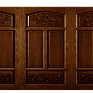 Dolls House Wallpaper Wainscot  sheet 1/12th or 1/24th WP25 Oak