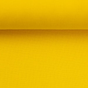 Baumwollstoff Webware Uni gelb Bild 1