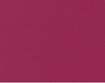 Patchwork fabric - Moda - Bella Solid 9900 328 - Garnet - Basic Uni - 0.25 m
