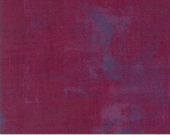 Patchwork fabric - Moda - Basicgrey - Grunge - Boysenberry - 0,25 m