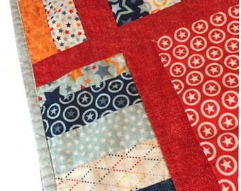 Patchworkdecke "Coole Sterne" Tagesdecke