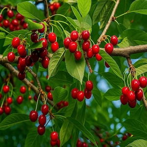 5 Sweet Mazzard Cherry Tree Seeds – Prunus Avium – Edible Fruit – Hardy Zones 4+