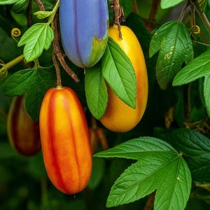 10 Banana Passionfruit Seeds – Rare Passiflora Mollissima Fast-Growing Vine