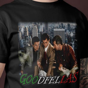 Camiseta de Uno de los Nuestros para cinéfilos, unisex, vintage, de los 90, de Ray Liotta, de Tommy DeVito, de Vinny Tux, de Los Soprano.