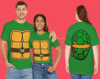 Ninja Turtles Halloween Shirt,front/back, Family Matching Tee, Ninja Turtle Tshirt, Ninja Turtle, Donatello Shirt, Raphael Shirt, Cartoon