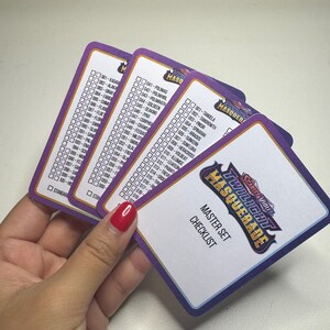 Listas de verificación digitales de Twilight Masquerade de Pokémon TCG; listas de verificación de carpetas de colección estándar/maestra del tamaño de una carta (sin artículo físico, solo imprimible)