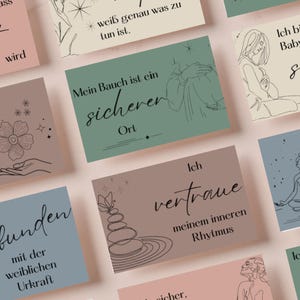 Pregnancy Affirmation Cards – 50 empowering cards for expectant mothers, mental birth preparation