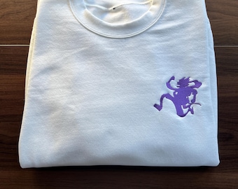 Joy Boy Embroidered Crewneck Sweatshirt | One Piece | Sun God Nika | Gear 5