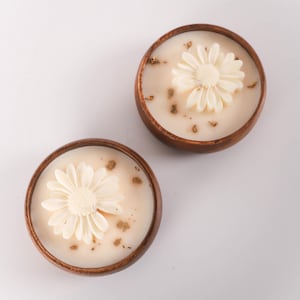 Floral Soy Wax Bowl Candle