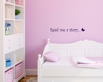 Wall Decals Wall Words Art Wall Stickers Vinyl Lettering - Read Me A Story
