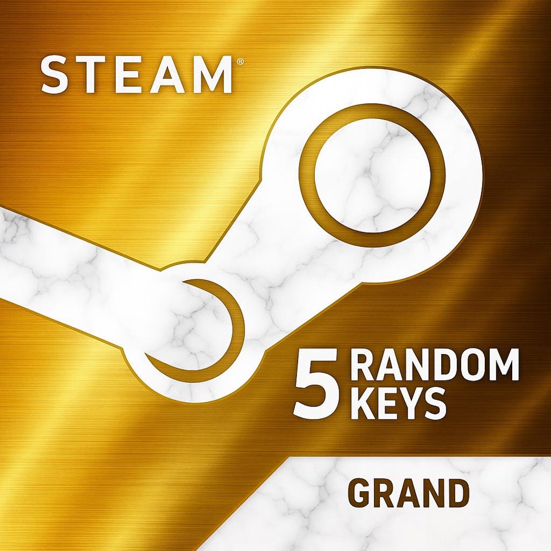 5 Grand Steam Keys – Your Access to the Elite of the Gaming World! - Etsy