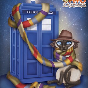 Dr. Cat - 8x10 art print