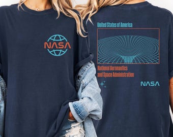 Comfort Colors® NASA Wormhole T-Shirt, Space Nerd Graphic Tee